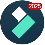 Filmora Mod APK India 2025 logo